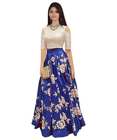 Generative Shoppe Women's Banglory Silk Embroidered Ethnic Lehenga Choli for Women Party Wear - NEIGHBOUR JOY