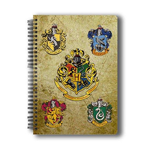 MC SID RAZZ "Harry Potter" Hogwarts House Crest 2 Notebook ,Multicolor - NEIGHBOUR JOY