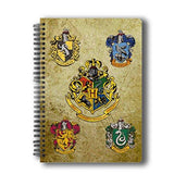 Mc Sid Razz Official "Harry potter" Gift Set/Birthday Gift/Return Gift - Combo pack of 6 , House Crest 2 Notebook + Infographic Grey Notebook + I Solemnly Swear Notebook + Gryffindor Notebook + House Crest 3 Notebook + Green Crest Notebook , Licensed by W - NEIGHBOUR JOY