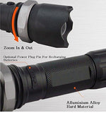 Cree Zoom LED Light Torch 18650 Rechargeable Aluminum Alloy Torch 3 Modes 500LM Ultra Bright Flashlight Long Distance Visible Upto 500 Meter Waterproof Design - NEIGHBOUR JOY