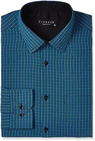 Diverse Men's Formal Shirt (8903905009463_DVF03F1L01-61_42_Multicolor) - NEIGHBOUR JOY