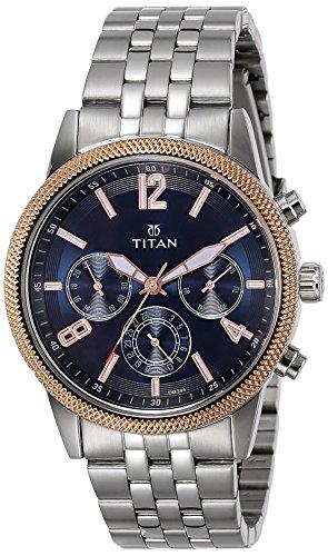 Titan Neo Analog Blue Dial Men's Watch-1734KM01