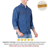 Fashion Freak Denim Shirt For Men (Jean Shirt) (DS003) (XXL - 42) - NEIGHBOUR JOY