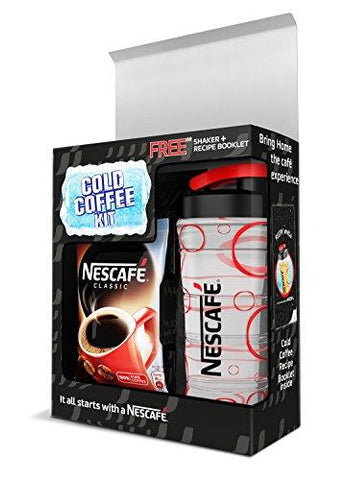 Nescafe Classic Coffee, 50g with Free Shaker and Cold Coffee Recipe Booklet - NEIGHBOUR JOY