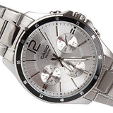 Casio Enticer Chronograph White Dial Men's Watch - MTP-1374D-7AVDF (A833) - NEIGHBOUR JOY