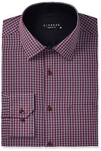 Diverse Men's Formal Shirt (8903905010773_DVF03F1L01-90_40_Multicolor) - NEIGHBOUR JOY