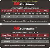 dk Active Wear Bodybuilding Tank Top, Stringer Vest, Gym Vest (MEN SHOULDN'T Print) Grey Color - Dri Cool - NEIGHBOUR JOY