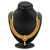 Sukkhi Eye-Catchy Jalebi Design Gold Plated Necklace Set For Women