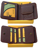 Orbit Brown Leather Men's Wallet - NEIGHBOUR JOY