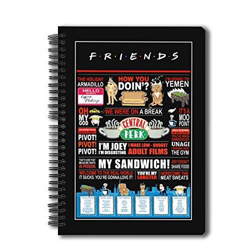 Mc Sid Razz Official "Friends Tv Series" Quotes - Notebook , licensed by Warner Bros - NEIGHBOUR JOY