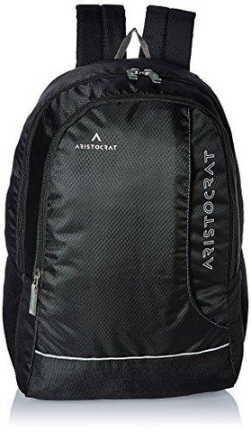 ARISTOCRAT Polyester 26L Marco Laptop Backpack (H) Black For Men & Women 26  L Backpack Black - Price in India | Flipkart.com