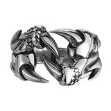 Sorella'z Mens Stainless Steel Dragon Claw Ring - NEIGHBOUR JOY