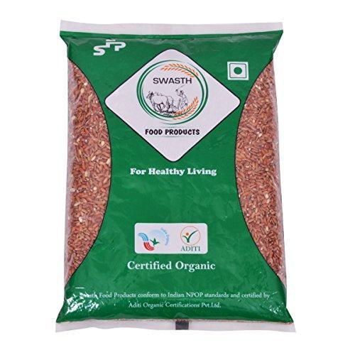 Swasth 500 Grams Organic Red Rice (Unpolished)