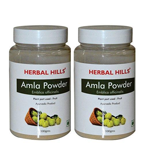 Herbal Hills Amla Powder - 100g Each (Pack of 2) Bottle - NEIGHBOUR JOY