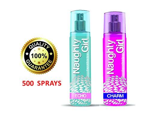 Naughty Girl CHARM & ECHO Perfume Combo For Women (Pocket Perfume), 60ml (Each)