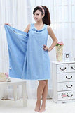 Styleys Bath TA Robe A Convenient Wearable Towel Free Size (Blue)