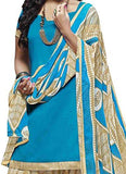 EthnicJunction Women's Cotton Dress Material for Women Patiala Style Unstitched (EJ1097-101_Sky Blue) - NEIGHBOUR JOY