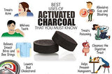 Healthvit Activated Charcoal 250gm For Face Mask, Detoxifies, Helps with Digestion