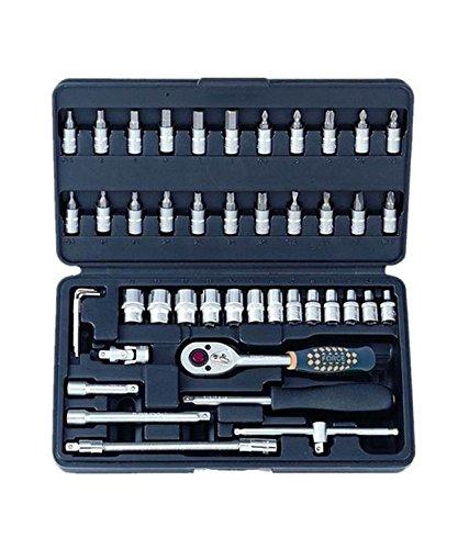 Force 1/4 Inch Socket Combination 46Pcs Set Diy Repair Tool Kit Model:2462 - NEIGHBOUR JOY