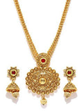 Zaveri Pearls Long Designer Necklace Set For Women - ZPFK4414