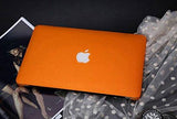 MOCA' Hard Shell Skin Cover Case For Apple MacBook Air 13" 13.3" inch A1369 , A1466 With 3 SAViOUR Accessories (Orange)