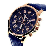 Geneva Platinum analogue blue Dial Women's Watch - NEIGHBOUR JOY