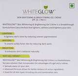 Lotus Herbals Whiteglow Skin Whitening and Brightening Gel Creme, 60g (Set of 2)