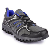 Action Shoes Men's Grey-Royal Running Shoes - 10 UK/India (44.5 EU)(N-63-GREY-ROYAL) - NEIGHBOUR JOY