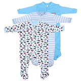 Baby Grow Minni Berry Long Sleeve Cotton Sleep Suit Romper Set of 3 For Boy (3-6M) - NEIGHBOUR JOY