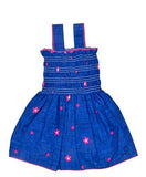 Sathiyas Baby Girls Gathered Dresses Pack of 5 - (Multicolour_0-6 Months) - NEIGHBOUR JOY