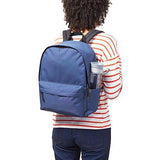 AmazonBasics Classic Laptop Backpack - Navy - NEIGHBOUR JOY