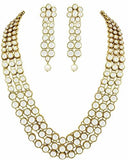 Shining Diva Traditional Jewellery Kundan Pearl Necklace Set with Earrings For Women - NEIGHBOUR JOY