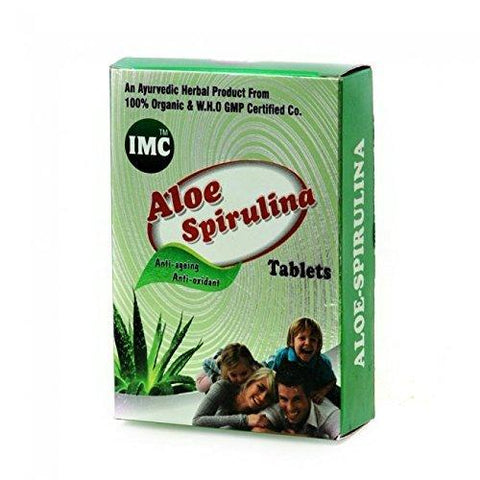 IMC Hearbal Aloe Spirulina (30 Tablets) - NEIGHBOUR JOY