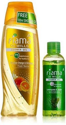 Fiama Di Wills Brazilian Orange and Ginseng Fresh Revive Shower Gel, 250ml with Free Shower Gel, 100ml - NEIGHBOUR JOY