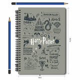 Mc Sid Razz Official "Harry Potter"- Grey Notebook licensed by Warner Bros,USA - NEIGHBOUR JOY