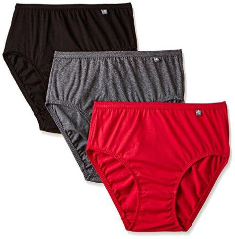 Jockey Women's Cotton Hipster(1406_Dark Assorted_L) (Pack of 3) - NEIGHBOUR JOY