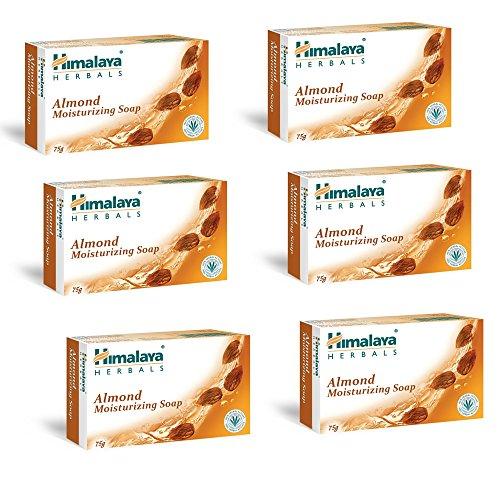 Himalaya Herbals Almond and Rose Soap, 125g (Pack of 6)