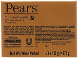 Pears Pure and Gentle Soap Bar, 125g (Pack of 3, Save Rupees 6)