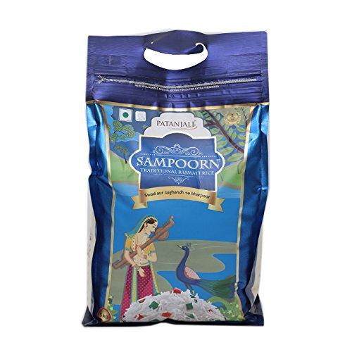 Patanjali Sampoorn Traditional Basmati Rice, 5kg - NEIGHBOUR JOY