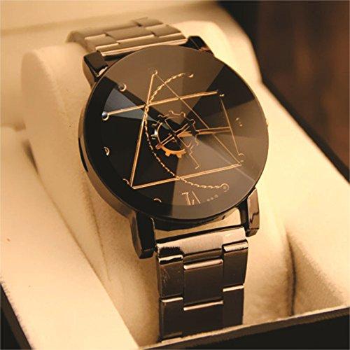 Chocozone Stainless Steel Beautiful Black Dial Analog Girls Women Watch - NEIGHBOUR JOY