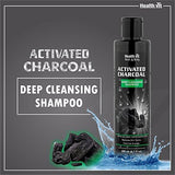 Healthvit Activated Charcoal Deep Cleansing Shampoo, 200ml