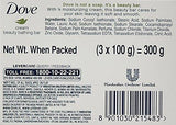 Dove Cream Beauty Bathing Bar, 3 X 100g