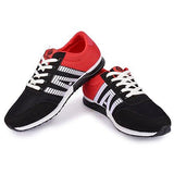 Action Shoes Men's Black-Red Running Shoes - 9 UK/India (43 EU)(KMP-1651-BLACK-RED) - NEIGHBOUR JOY