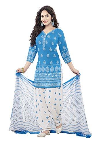 ishin Women's Dress Material (Ddrvarmnsn-1667_Blue_Free Size) - NEIGHBOUR JOY