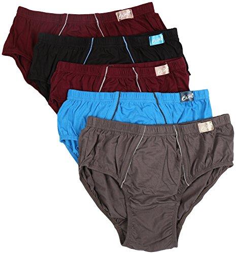 Euro Men's Cotton Brief (Pack Of 5) - NEIGHBOUR JOY