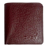 Orbit Brown Leather Men's Wallet - NEIGHBOUR JOY