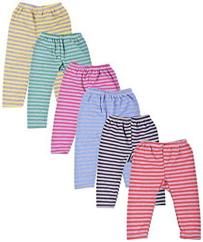 kuchipoo Unisex Regular Fit Fleece Pyjama Bottom (KUC-PAJ-109_12-18 Months_Multicolor) - NEIGHBOUR JOY