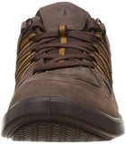 Woodland Men's Dark Brown Leather Sneakers - 7 UK/India (41 EU)