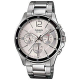 Casio Enticer Chronograph White Dial Men's Watch - MTP-1374D-7AVDF (A833) - NEIGHBOUR JOY