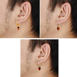 Mens Rudraksha Jewellery Fancy Unisex Style Multicolor Lord Shiva Rudraksha Bali Three Combo Earring Set - NEIGHBOUR JOY